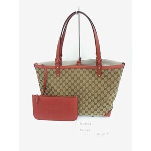 Gucci GG canvas tote bag pouch
